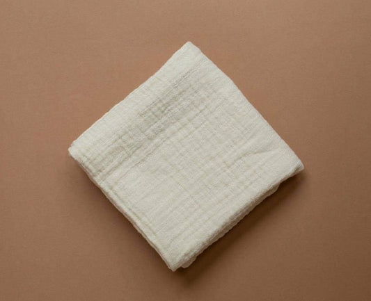 6 x stofbleer i samme farve -CREME